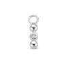 Billede af Spirit Icons Mala Drop vedhæng til hoops 14 karat hvidguld med 0,02 ct. w/vs.