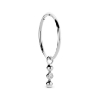 Billede af Spirit Icons Mala Drop vedhæng til hoops 14 karat hvidguld med 0,02 ct. w/vs.