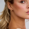 Billede af Spirit Icons Balance (S) hoops forgyldt sølv 14mm