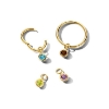 Billede af Spirit Icons Swiss Blue Drop vedhæng til hoops 14 karat hvidguld med topas (1 stk)