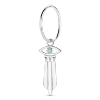 Billede af Spirit Icons Horus Drop Swiss Blue vedhæng til hoops 14 karat hvidguld med topas (1 stk)