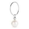 Billede af Spirit Icons Elena Drop vedhæng til hoops 14 karat hvidguld m. 0,04 ct. w/vs. og fvp