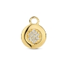Billede af Spirit Icons Gaia Drop vedhæng til hoops 14 karat guld med 0,042 ct. w/vs.