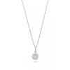 Billede af Spirit Icons Vanity halskæde 14 karat hvidguld med 0,34 ct. w/vs pavé 42-45 cm.  
