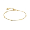 Billede af Spirit Icons Obsession armbånd sølv forgyldt med coins 17+2 cm