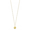 Billede af Spirit Icons Sunshine halskæde sølv forgyldt med 0,025ct. w/si diamant (45 cm)