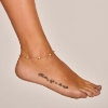 Billede af Spirit Icons Athena ankelkæde forgyldt sølv m. fvp. (23-27cm)