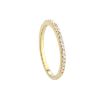 Billede af Aqua Dulce Darling Raya ring forgyldt sølv m. cz (str. 50-62)