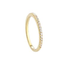 Billede af Aqua Dulce Darling Raya ring forgyldt sølv m. cz (str. 56)