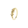 Billede af Aqua Dulce Darling Rock ring forgyldt sølv m. cz (str. 50-62)