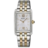 Billede af Seiko Classic dameur stål gulddoublé kvadratisk 22mm