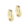 Billede af Aqua Dulce Emma Medium Hoop øreringe forgyldt sølv (16 mm)