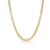 Billede af Studio Z Plaited Chain halskæde forgyldt sølv (40-45 cm)