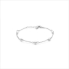 Billede af Studio Z "Shore" armbånd sølv m. fvp (16-18,5 cm)