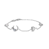 Billede af Studio Z "Cascade" armbånd sølv m. cz + fvp (16-18 cm)