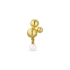 Billede af Jane Kønig Atomic Stud w. Pearl Pendant ørering forgyldt sølv (1 stk.)