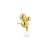 Billede af Jane Kønig Atomic Stud w. Pearl Pendant ørering forgyldt sølv (1 stk.)