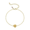 Billede af WiOGA Luna-Maria armbånd forgyldt sølv (15,5-19 cm)