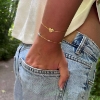 Billede af WiOGA Elizabeth armbånd forgyldt sølv (15,5-19 cm)