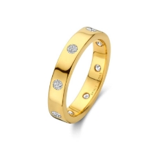 Billede af Spirit Icons Carmen ring forgyldt sølv m. cz (str. 60)