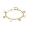Billede af Spirit Icons Maxine Pearl armbånd forgyldt sølv m. fvp + cz (17-19 cm)