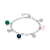 Billede af Spirit Icons Maxine Multi armbånd sølv m. cz (17-19 cm)