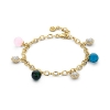 Billede af Spirit Icons Maxine Multi armbånd forgyldt sølv m. cz (17-19 cm)