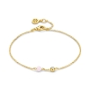 Billede af Spirit Icons Lucky Pink armbånd forgyldt sølv m. cz (17-19 cm)
