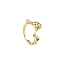 Billede af Aqua Dulce Darling Rhumba ring forgyldt sølv m. cz (str. 62)