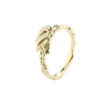 Billede af Aqua Koi ring forgyldt sølv (str. 57)