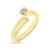 Billede af "Embrace" Ring i 14 kt. m. diamant 0,10 w/vs