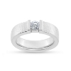 Billede af Ring m. syn. sten 4,5 mm.14 kt. hvg.