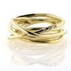 Billede af Ring med guldtråde 3 brillanter a 0,01 w/vs. 14 kt. (Trådring)