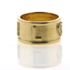 Billede af Ring 3 bogstaver og paveret hjerte, 9 brill. a 0,015 w/vs. 14 kt.