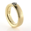 Billede af Ring med 37 brill. a 0,015 w/vs. + hvg. blomst 5* 0,01 + 1* 0,02 w/vs. 14 kt. rosa