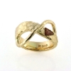 Billede af Ring med natur sten 14 kt. 