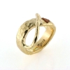 Billede af Ring med natur sten 14 kt. 