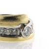 Billede af Ring 7 brill. a ca. 0,50 + 6* 0,10 ct. w/vs. 14 kt. + 14 kt. hvg.