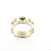 Billede af Ring 2 farver, br. 8 mm.  14 kt.