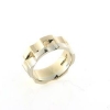 Billede af Ring 2 farver, br. 8 mm.  14 kt.