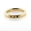 Billede af Ring med ægte stene, smaragd, citrin og blå safir, 8 kt.