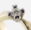 Billede af Ring 14 kt., fatning 14 kt. hvg. med brill. 0,25 ct. tw/vs.