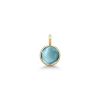 Billede af Julie Sandlau Little Prime Ice Blue vedhæng forgyldt sølv m. isblå krystal
