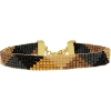 Billede af Nuni Copenhagen Janis Blackie armbånd forgyldt sølv m. perler (16+3 cm)