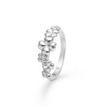 Billede af Mads Z "Clover Love" ring sølv (str. 58)