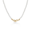 Billede af Mads Z "Miss Butterfly" halskæde 14 kt. guld m. 0,05 ct. W.SI + kulturperler