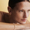 Billede af Mads Z "Miss Butterfly" armbånd 14 kt. guld m. 0,05 ct. W/SI brillanter + kulturperler (17-19 cm)