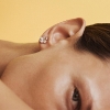Billede af Mads Z "Fleur" øreringe 14 kt. guld m. 0,33 ct. W.SI brillanter
