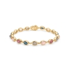 Billede af Mads Z "Florentina" armbånd 14 kt. guld m. ægte sten (19 cm)
