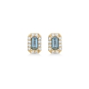 Billede af Mads Z "Indigo" øreringe 14 kt. m. topas + 0,12 ct. w/si